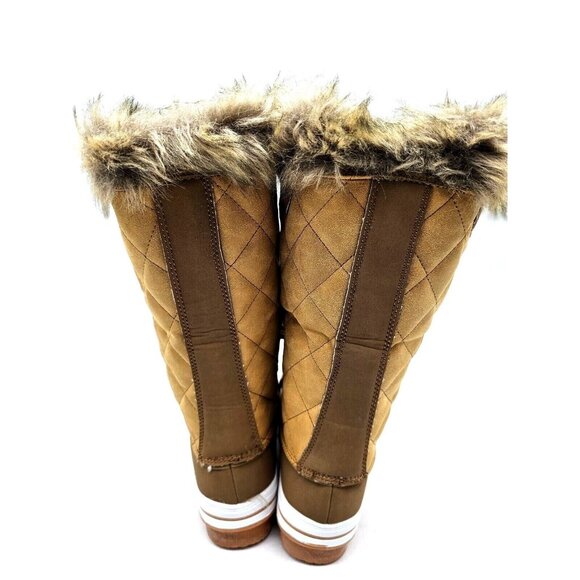 Daily Shoes Women's Waterproof Warm Faux Fur Lined Cold Weather Snow Rain Sz 7 - Picture 8 of 11